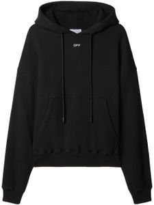 Off-White hoodie Off Stamp en coton - Noir