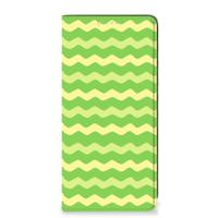 Samsung Galaxy A21s | Hoesje met Magneet | Waves Green