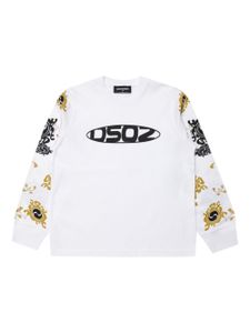 DSQUARED2 KIDS t-shirt Surf à logo imprimé - Blanc