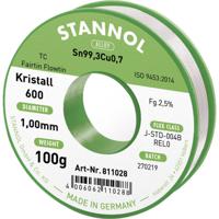 Stannol Kristall 600 Fairtin Soldeertin, loodvrij Loodvrij Sn99,3Cu0,7 REL0 100 g 1 mm - thumbnail