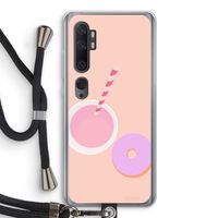 Donut: Xiaomi Mi Note 10 Transparant Hoesje met koord