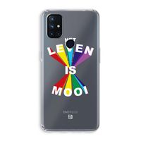 Het Leven Is Mooi: OnePlus Nord N10 5G Transparant Hoesje