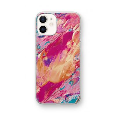 Pastel Echoes: iPhone 12 mini Transparant Hoesje