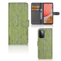 Samsung Galaxy A72 | Book Style Case | Green Wood