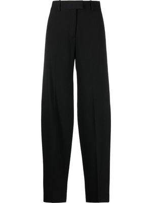 The Attico pantalon ample à taille haute - Noir