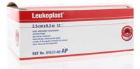 Leukoplast Hechtpleister 9.2m x 2.5cm huidskleur 12 Stuks