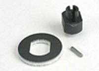 Disc, brake/ hub, adapter/ 2mm pin (TRX-4884)