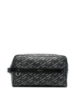 Versace trousse de toilette à motif monogrammé - Noir