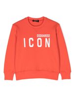 DSQUARED2 KIDS sweat à logo Icon imprimé - Rouge - thumbnail