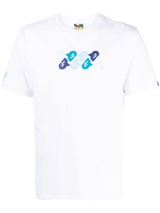 A BATHING APE® t-shirt ABC à imprimé camouflage - Blanc