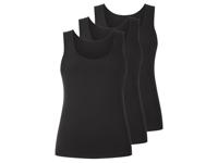 esmara Set van 3 dames tops - Plus size (Zwart, 3XL (56/58))
