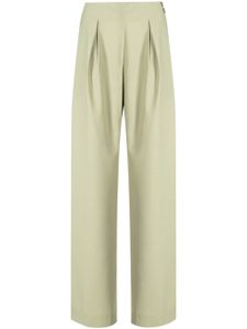 Rejina Pyo Reine pleated tailored trousers - Vert