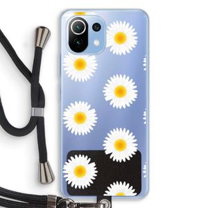 Margrietjes: Xiaomi Mi 11 Lite Transparant Hoesje met koord