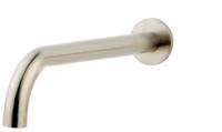 Wiesbaden inbouw-uitloop rond 30cm 1/2&apos;&apos; geborsteld staal