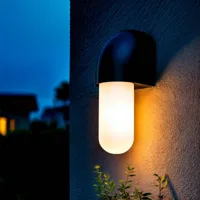Buitenlamp druppel zwart gevel GU10 metaal Buitenlamp druppel zwart gevel GU10 metaal