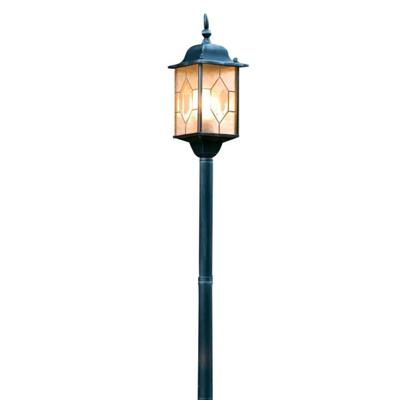 KonstSmide TuinlampMilano 115cm zwart zilver gevlamd - 7245-759