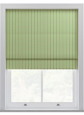 Orla Kiely - Vouwgordijnen - Tiny Stem Groen