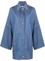 TOTEME manteau en chambray biologique - Bleu