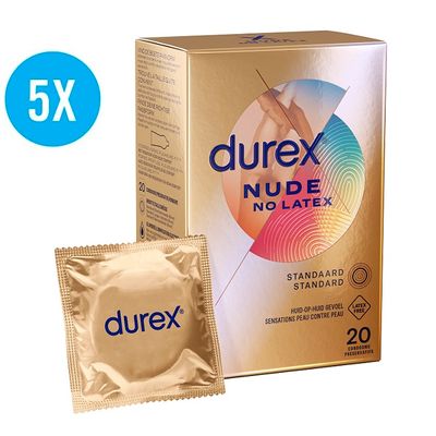 Durex Nude - Latexvrij Condooms voor huid-op-huid gevoel