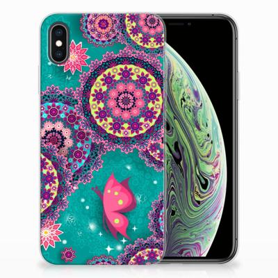 Apple iPhone Xs Max | Hoesje maken | Cirkels en Vlinders