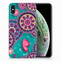 Apple iPhone Xs Max | Hoesje maken | Cirkels en Vlinders