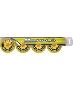 HI-LO Street Roller Hockey Wielen (4 pack) 72 mm Geel