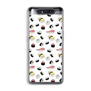 Sushi time: Samsung Galaxy A80 Transparant Hoesje