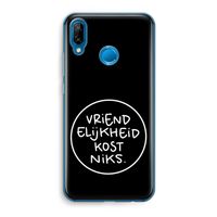 Vriendelijkheid: Huawei P20 Lite Transparant Hoesje Vriendelijkheid: Huawei P20 Lite Transparant Hoesje