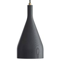 Hollands Licht Timber hanglamp medium Ø10 zwart essen - thumbnail