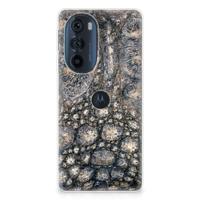 Motorola Edge 30 Pro | TPU Hoesje | Krokodillenprint