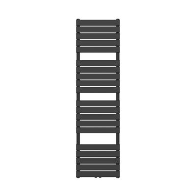 Handdoekradiator BWS Ress Middenaansluiting 180x50 cm Zwart Boss & Wessing