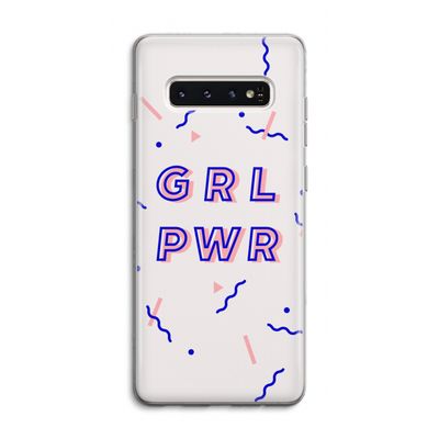 GRL PWR: Samsung Galaxy S10 4G Transparant Hoesje