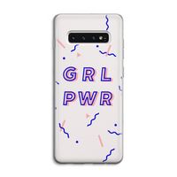 GRL PWR: Samsung Galaxy S10 4G Transparant Hoesje
