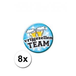 8 speldjes Vrijgezellen Team   -