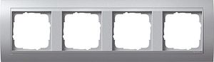 Gira Event Aluminium / Aluminium 4-voudig