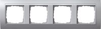 Gira Event Aluminium / Aluminium 4-voudig