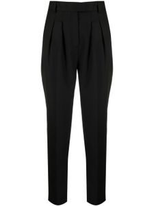 Karl Lagerfeld pantalon court à taille haute - Noir