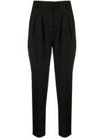 Karl Lagerfeld pantalon court à taille haute - Noir