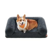 FluffyHug hondenmand met afneembare hoes, L (91 x 68 x 23 cm) / Donkergrijs