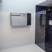 Spiegelkast Vico Cube | 120x70 cm | 2 Deuren | Zonder verlichting | Eiken