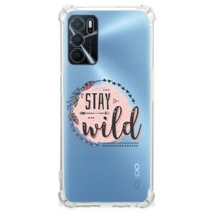 OPPO A16 | A16s | A54s Stevig Bumper Hoesje Boho Stay Wild