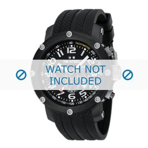 TW Steel horlogeband TWB103 Rubber Zwart 22mm