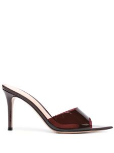 Gianvito Rossi mules Olie 85 mm en cuir - Rouge