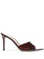 Gianvito Rossi mules Olie 85 mm en cuir - Rouge