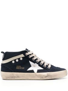 Golden Goose baskets mi-montantes Star à lacets - Bleu