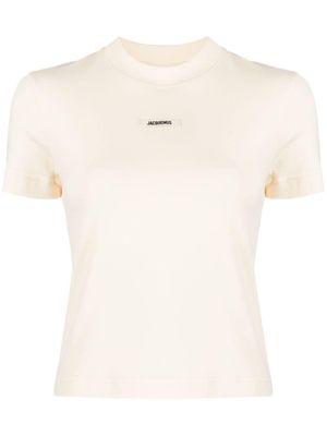 Jacquemus t-shirt Le T-shirt Gros Grain - Jaune