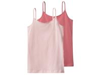 esmara Set van 2 kinder hemden of spaghettitops (Lichtroze/roze, 158/164)