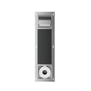 Reserverolhouder set Xellanz Rocko | Inbouw | Incl.Toiletrolhouder | Incl.Inzetstuk | Met klep | RVS