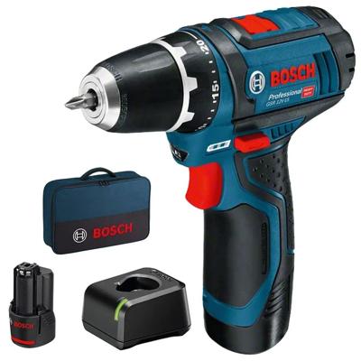 Bosch Professional GSR 12V-15 Accu Schroefboormachine 12V 2.0Ah in Tas - 060186810F