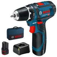 Bosch Professional GSR 12V-15 Accu Schroefboormachine 12V 2.0Ah in Tas - 060186810F
